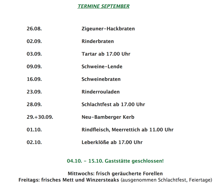 Tartar, Schweinelende, Rinderbraten, Mett, Winzersteaks